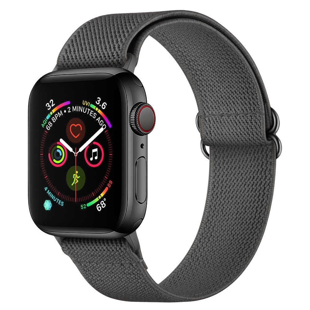 Nailonranneke Apple Watch 41mm Series 8 harmaa