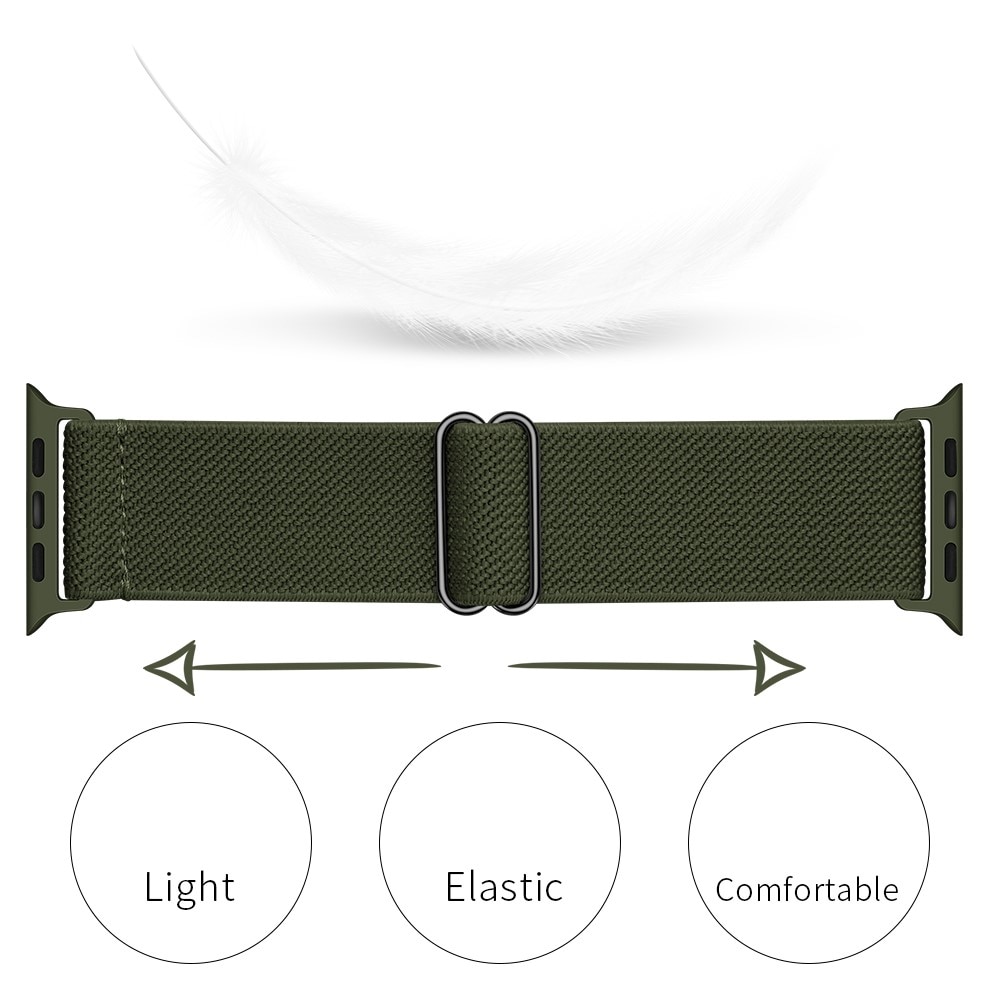 Nailonranneke Apple Watch Series 1-3 42mm Vihreä