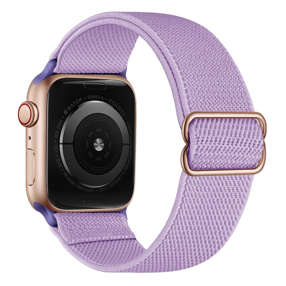 Nailonranneke Apple Watch 45mm Series 9 liila