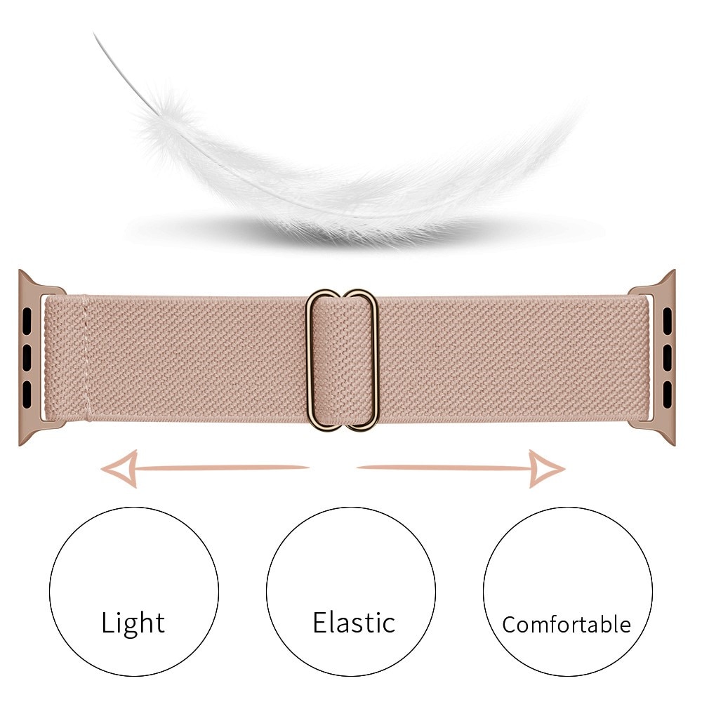 Nailonranneke Apple Watch Series 9 41mm Beige