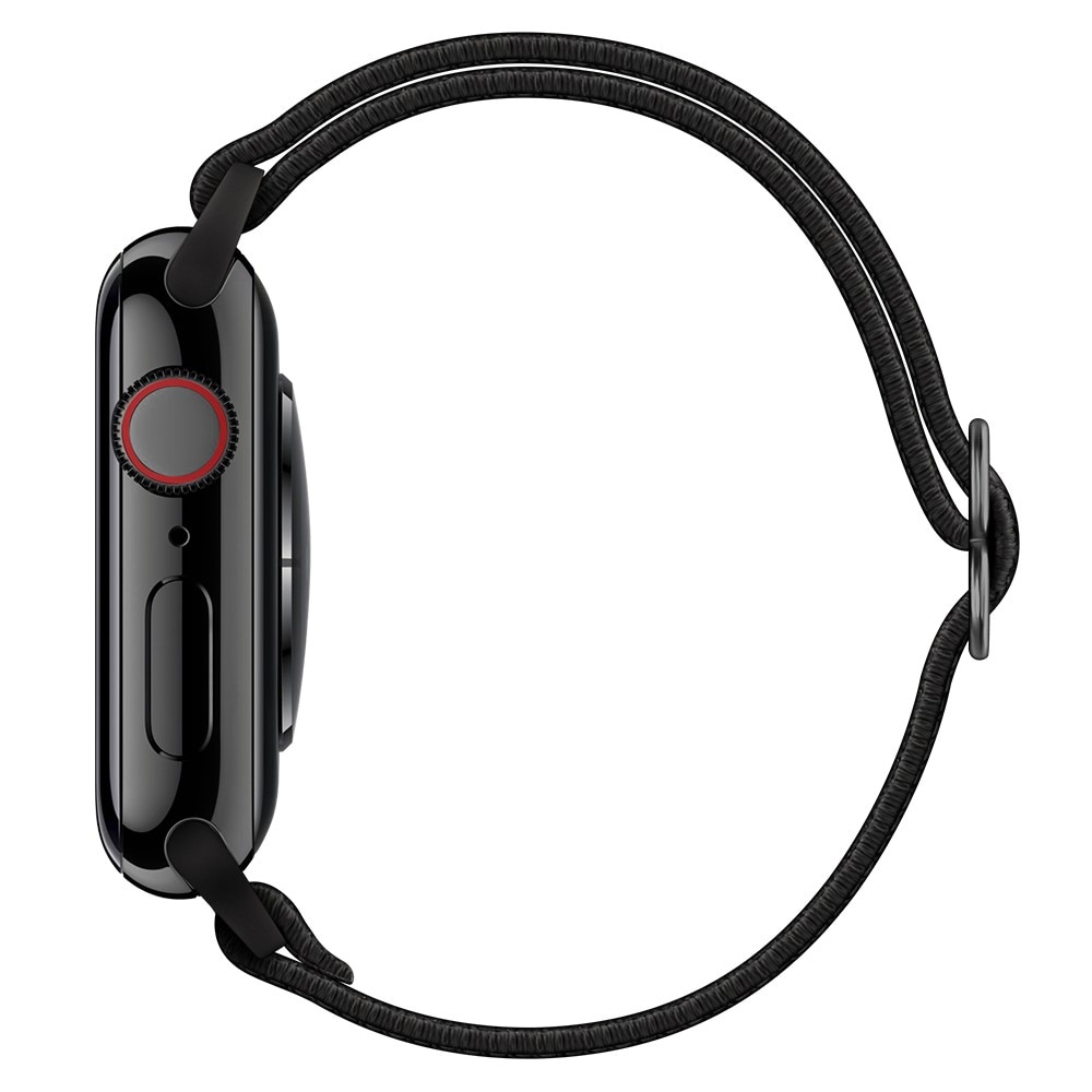 Nailonranneke Apple Watch Series 8 45mm Musta