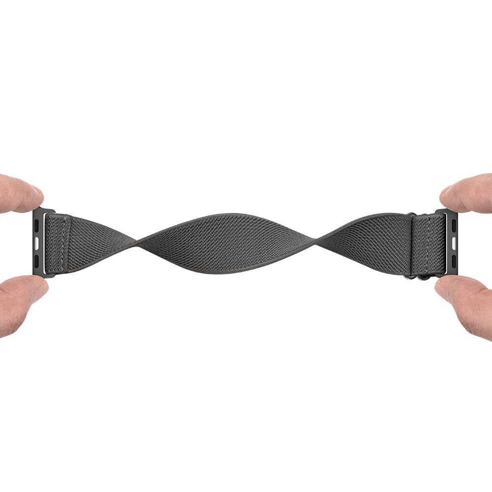 Nailonranneke Apple Watch Series 8 45mm Harmaa