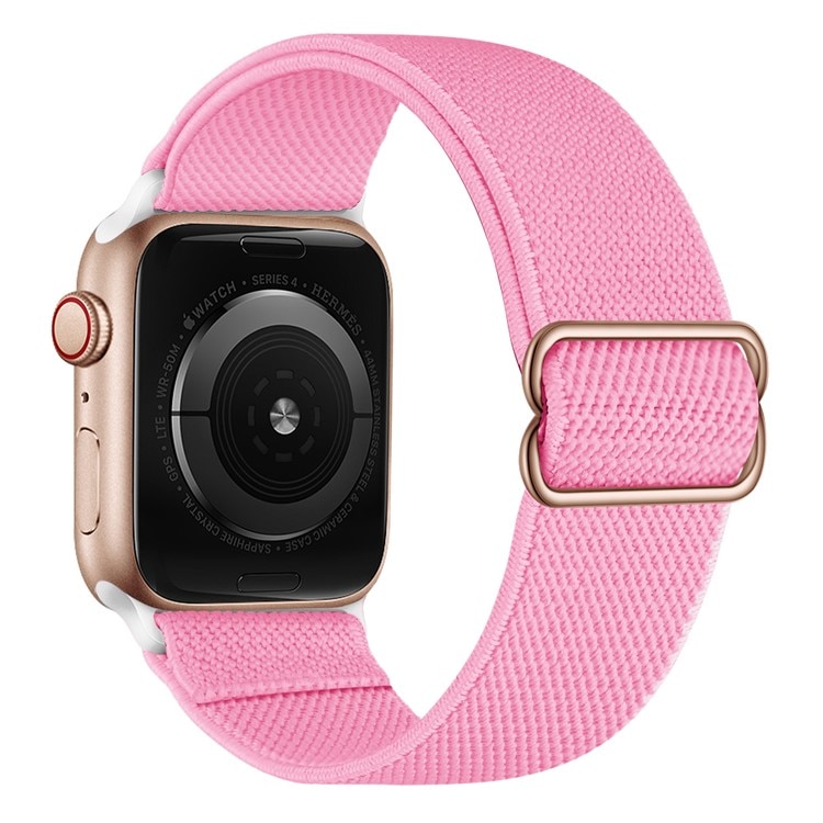 Nailonranneke Apple Watch 42mm vaaleanpunainen