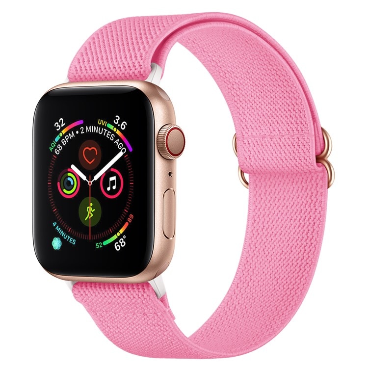 Nailonranneke Apple Watch 38/40/41 mm vaaleanpunainen