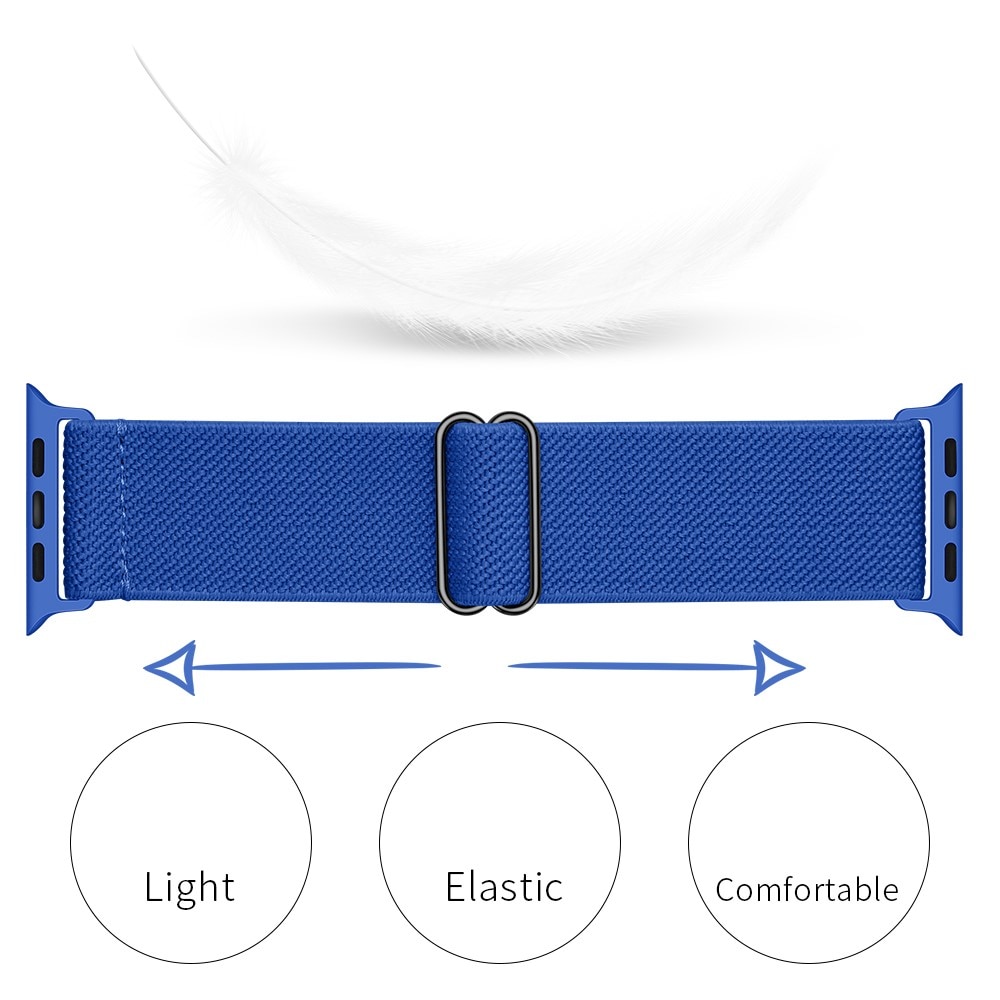 Nailonranneke Apple Watch Series 8 45mm Sininen