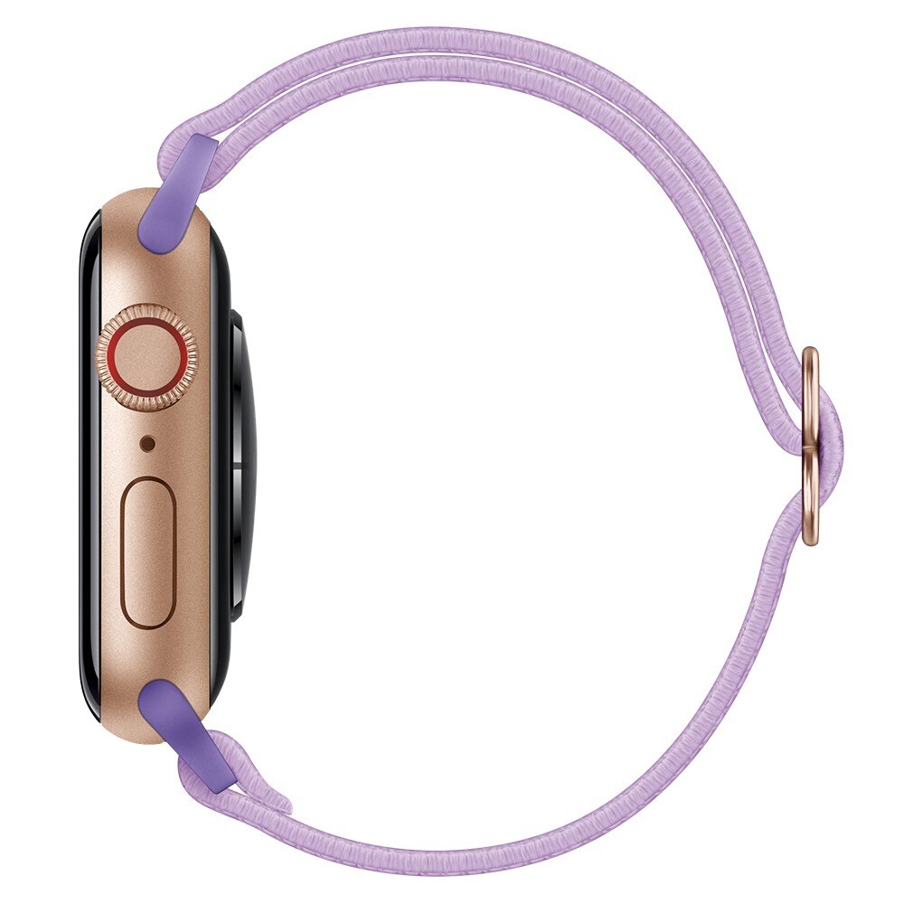 Nailonranneke Apple Watch Series 8 45mm Liila