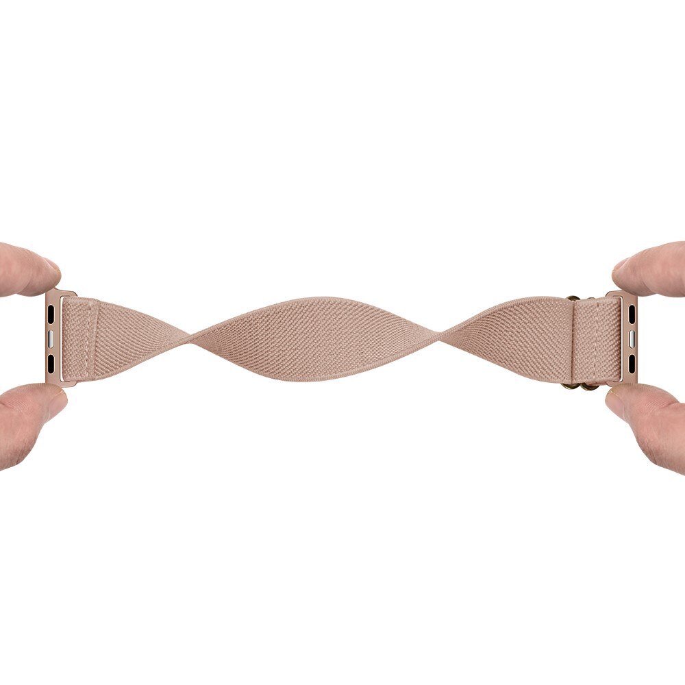 Nailonranneke Apple Watch Series 8 45mm Beige