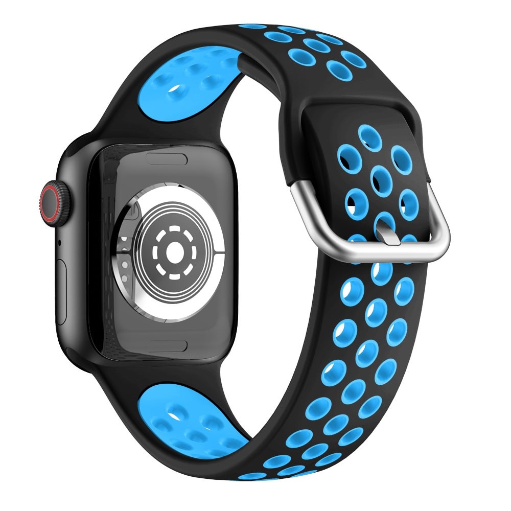 Silikoniranneke Urheilu Apple Watch 42/44/45 mm sininen