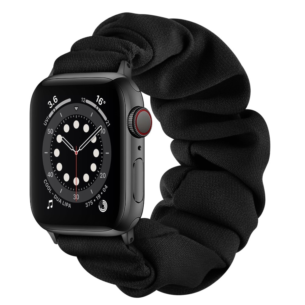 Apple Watch 41mm Series 9 Scrunchie Ranneke dusty musta