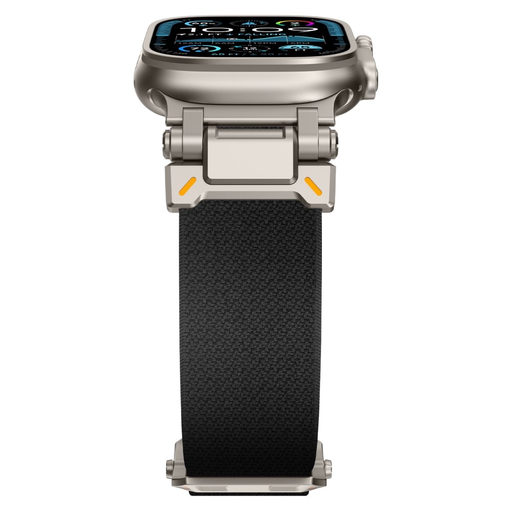 Endure Flex Nylon Strap Apple Watch Ultra 49mm 1st Gen Musta/titan