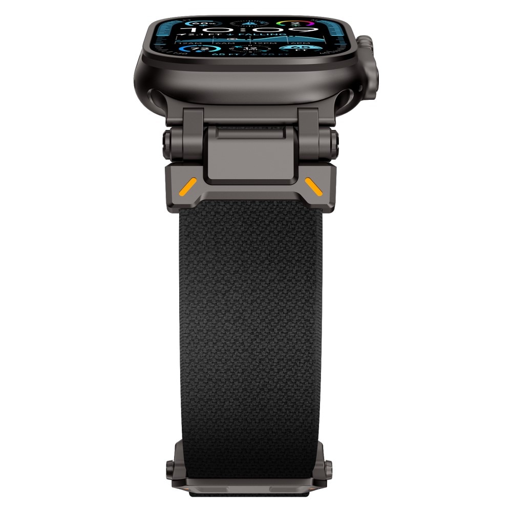 Nailonranneke Apple Watch Series 8 45mm Musta