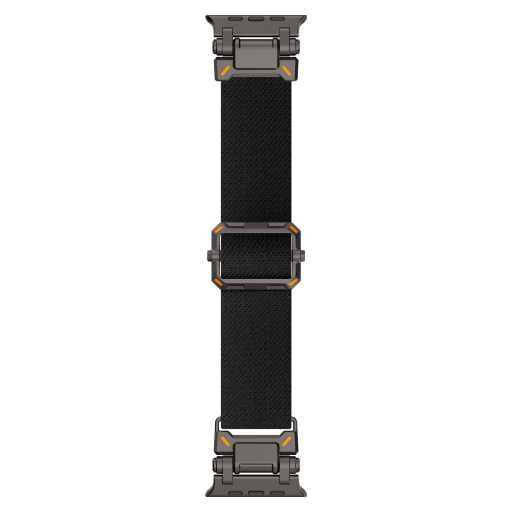 Nailonranneke Apple Watch Series 8 45mm Musta