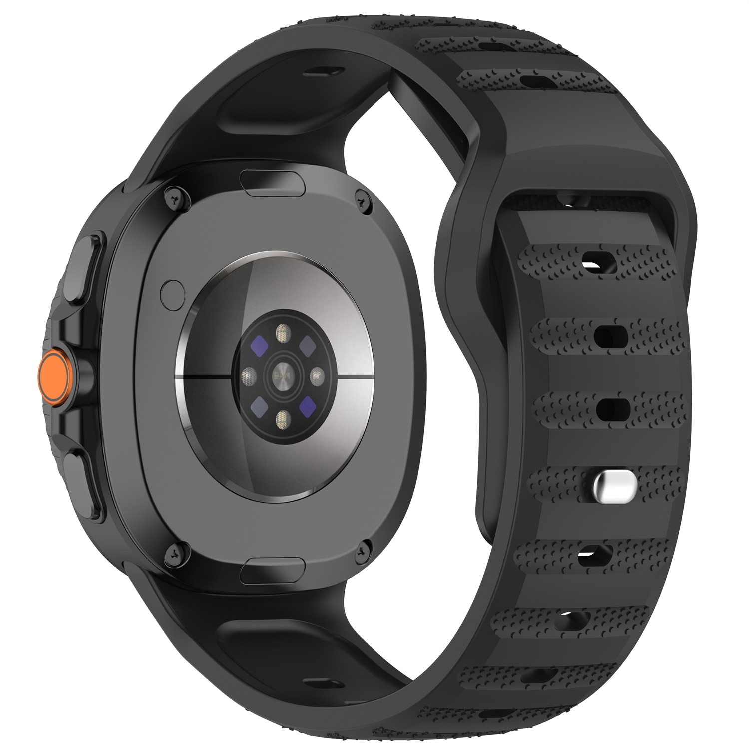 Silikoniranneke Samsung Galaxy Watch 8 40mm Musta