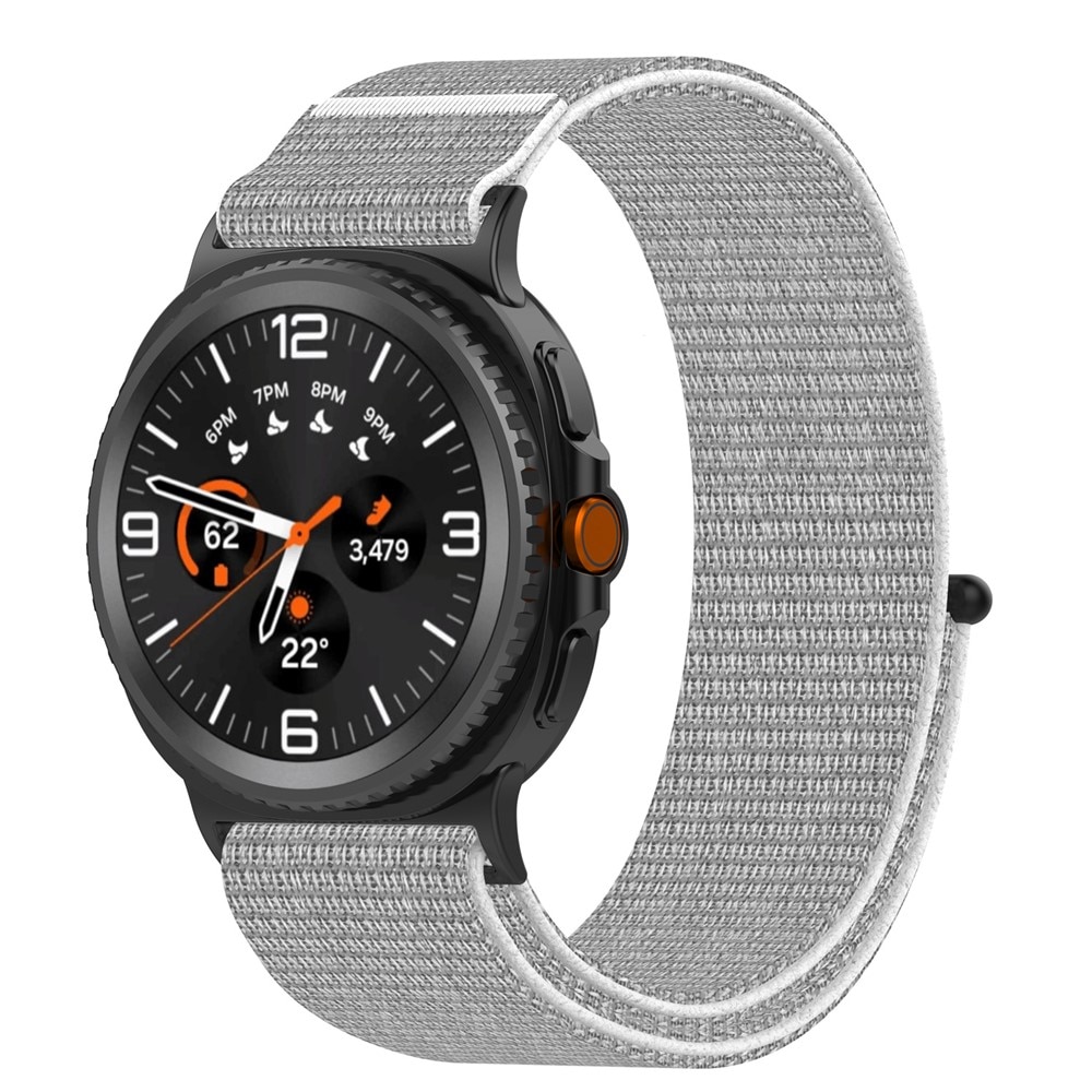 Nailonranneke Samsung Galaxy Watch 8 Classic Harmaa