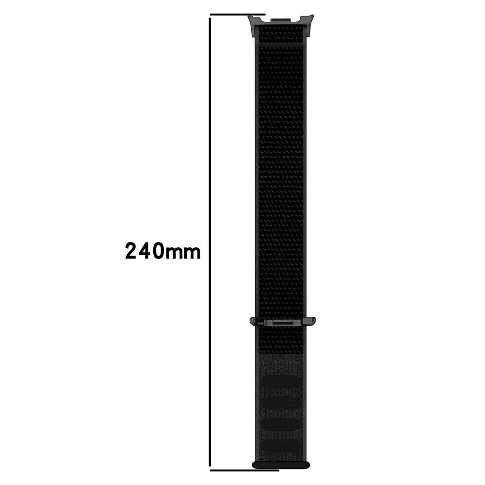 Nailonranneke Samsung Galaxy Watch 8 Classic Harmaa