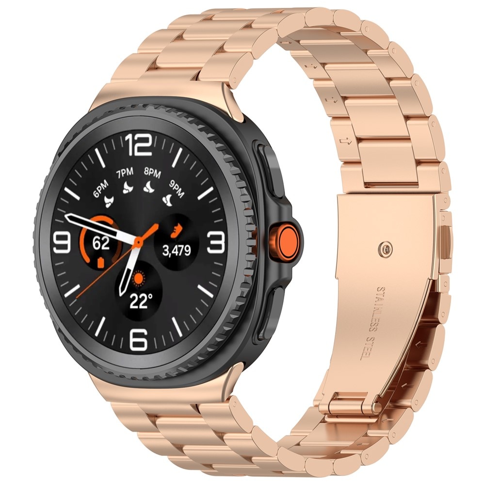 Metalliranneke Samsung Galaxy Watch 8 40mm Ruusukulta