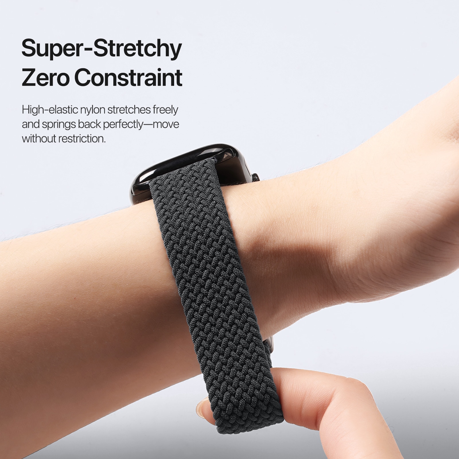 Nylon Woven Ranneke Apple Watch Series 4-6 44mm Navy
