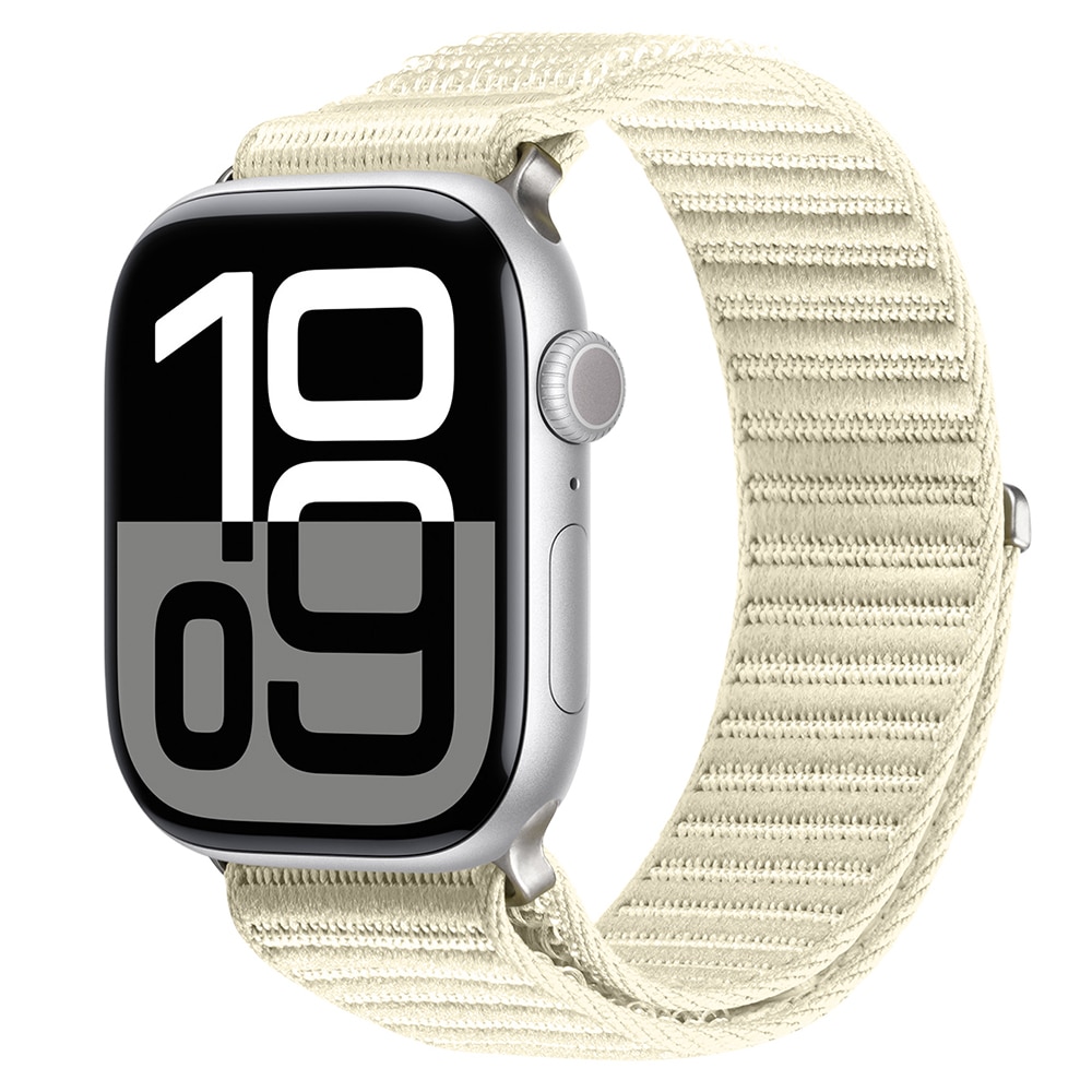 Nylon Ranneke Apple Watch Series 1-3 38mm Valkoinen