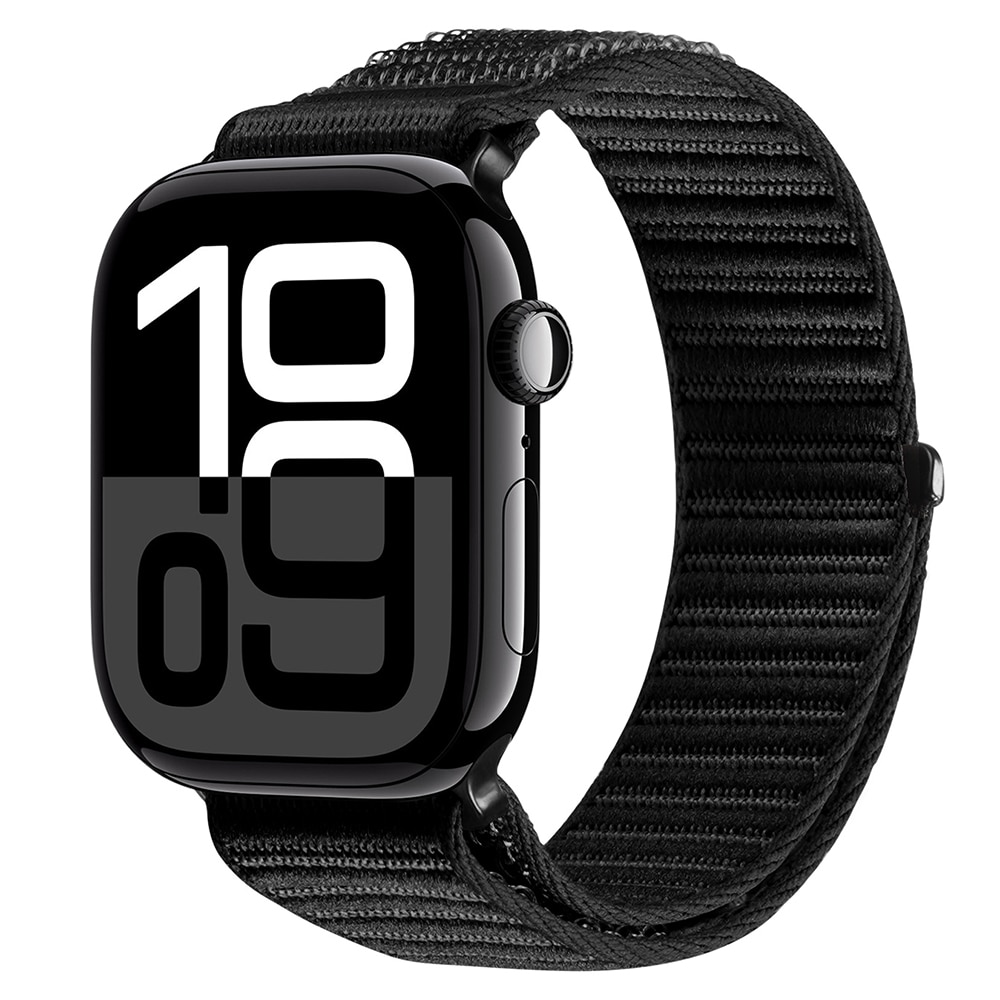 Nylon Ranneke Apple Watch Ultra 49mm 1st Gen Musta
