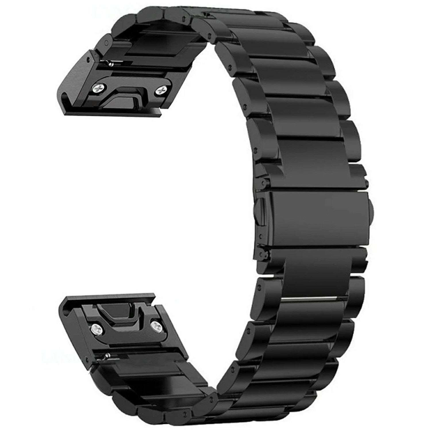 Titaaninen rannekoru Garmin Fenix 5/Fenix 5 Plus Musta