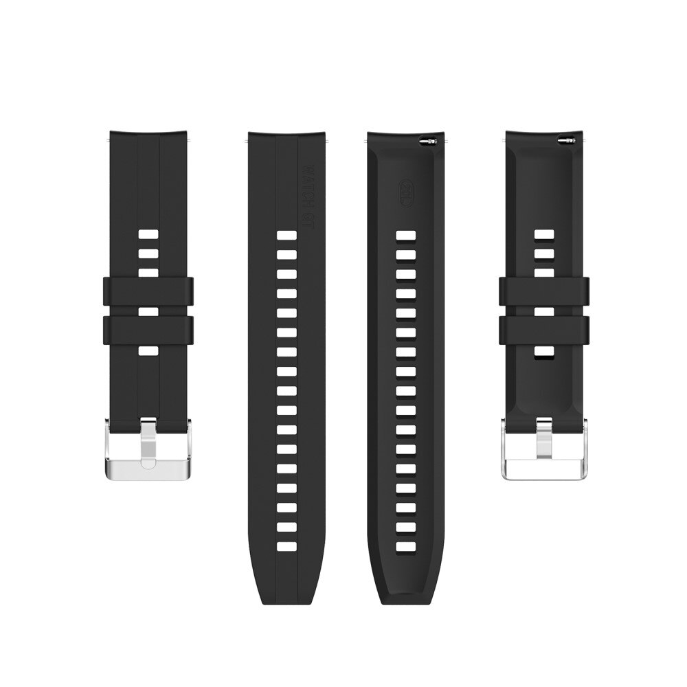 Silikoniranneke Huawei Watch 3/Watch 3 Pro Musta