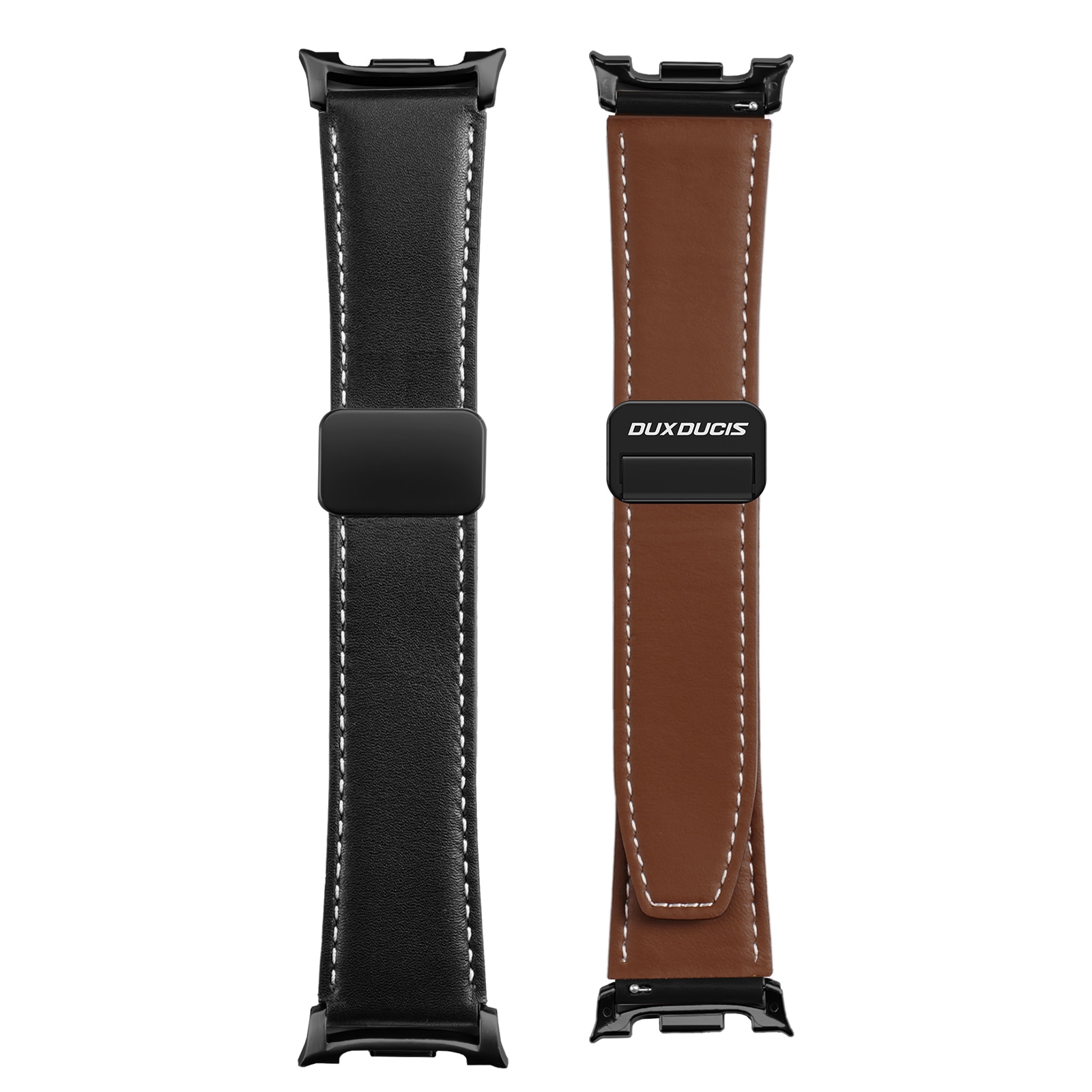 Nahkaranneke Samsung Galaxy Watch 8 Classic Musta