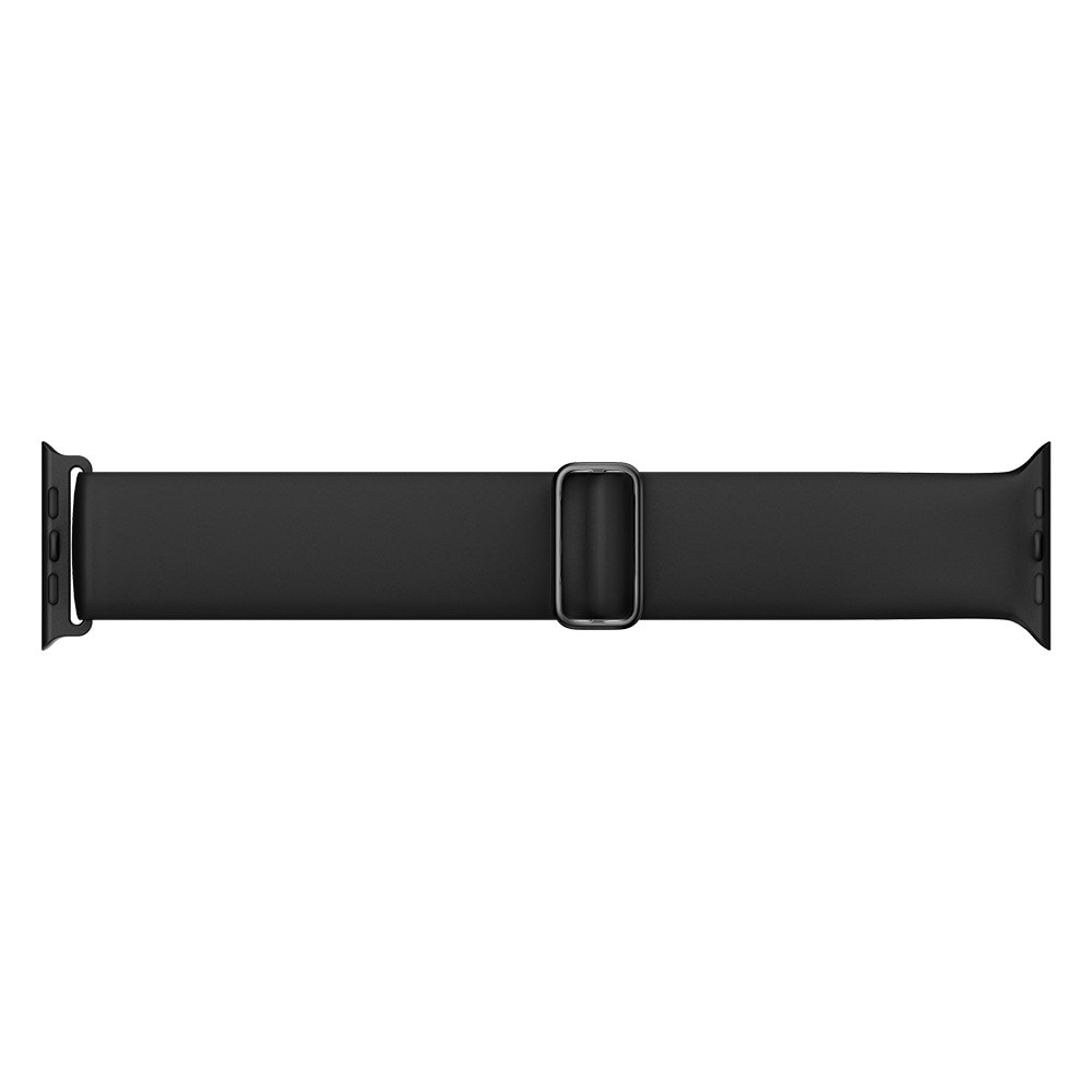Apple Watch 41mm Series 8 Silikoniranneke Musta