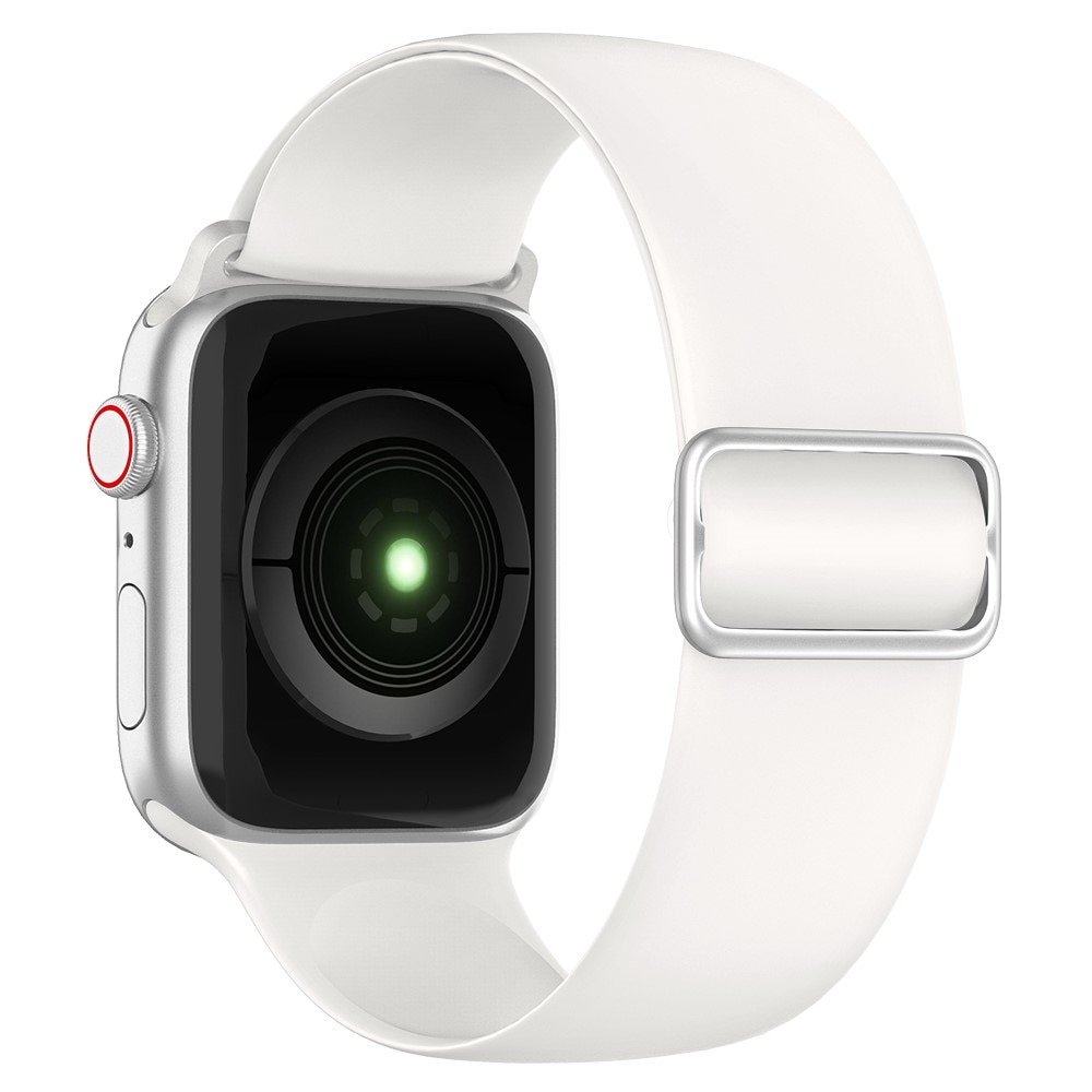 Apple Watch 41mm Series 9 Silikoniranneke valkoinen