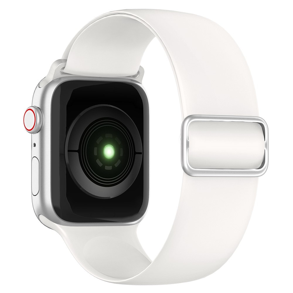 Apple Watch 42mm Silikoniranneke valkoinen