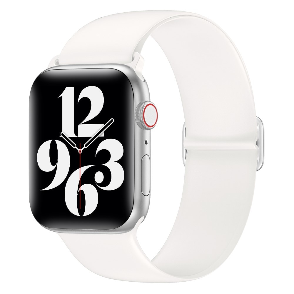 Apple Watch 41mm Series 7 Silikoniranneke valkoinen