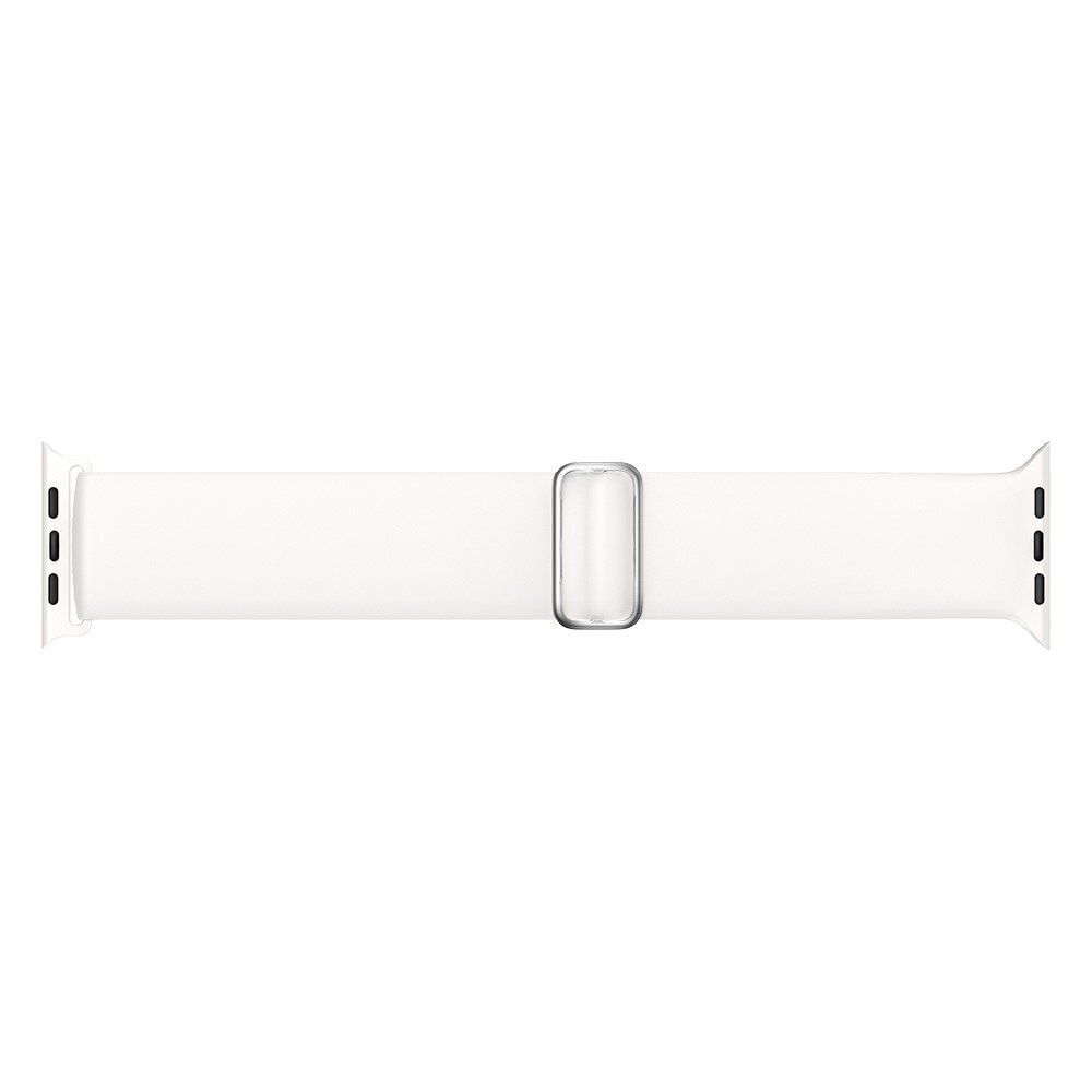 Apple Watch 42mm Silikoniranneke valkoinen