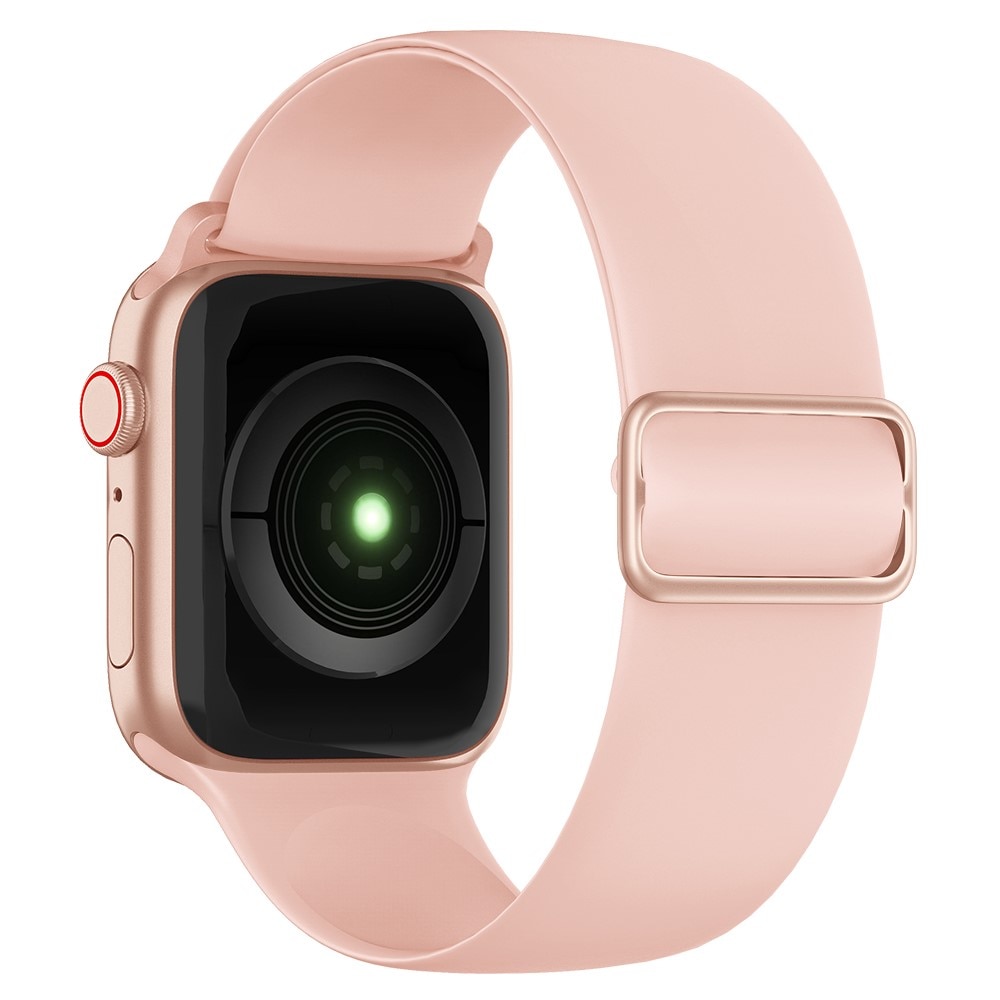 Apple Watch 41mm Series 9 Silikoniranneke vaaleanpunainen