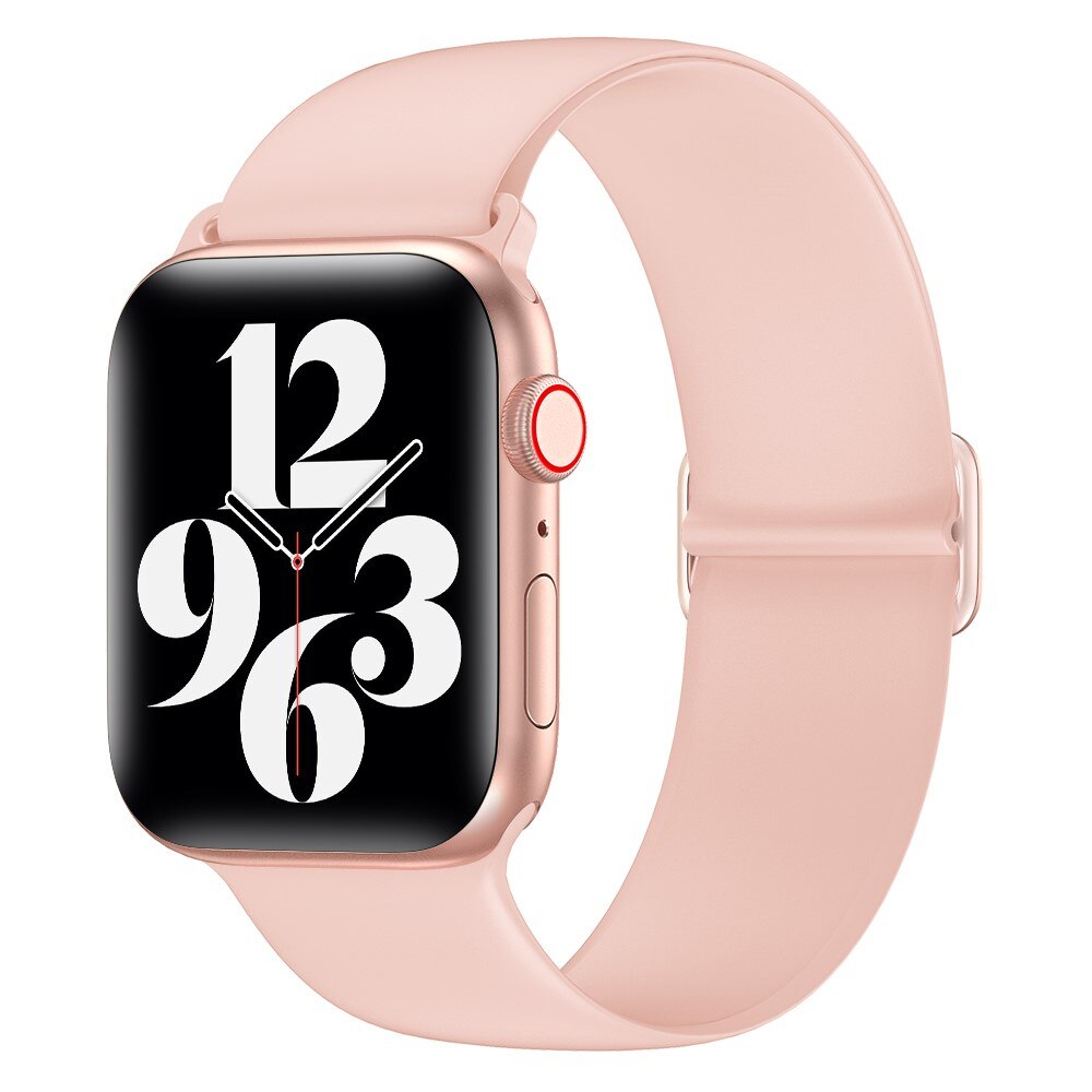 Apple Watch 41mm Series 9 Silikoniranneke vaaleanpunainen