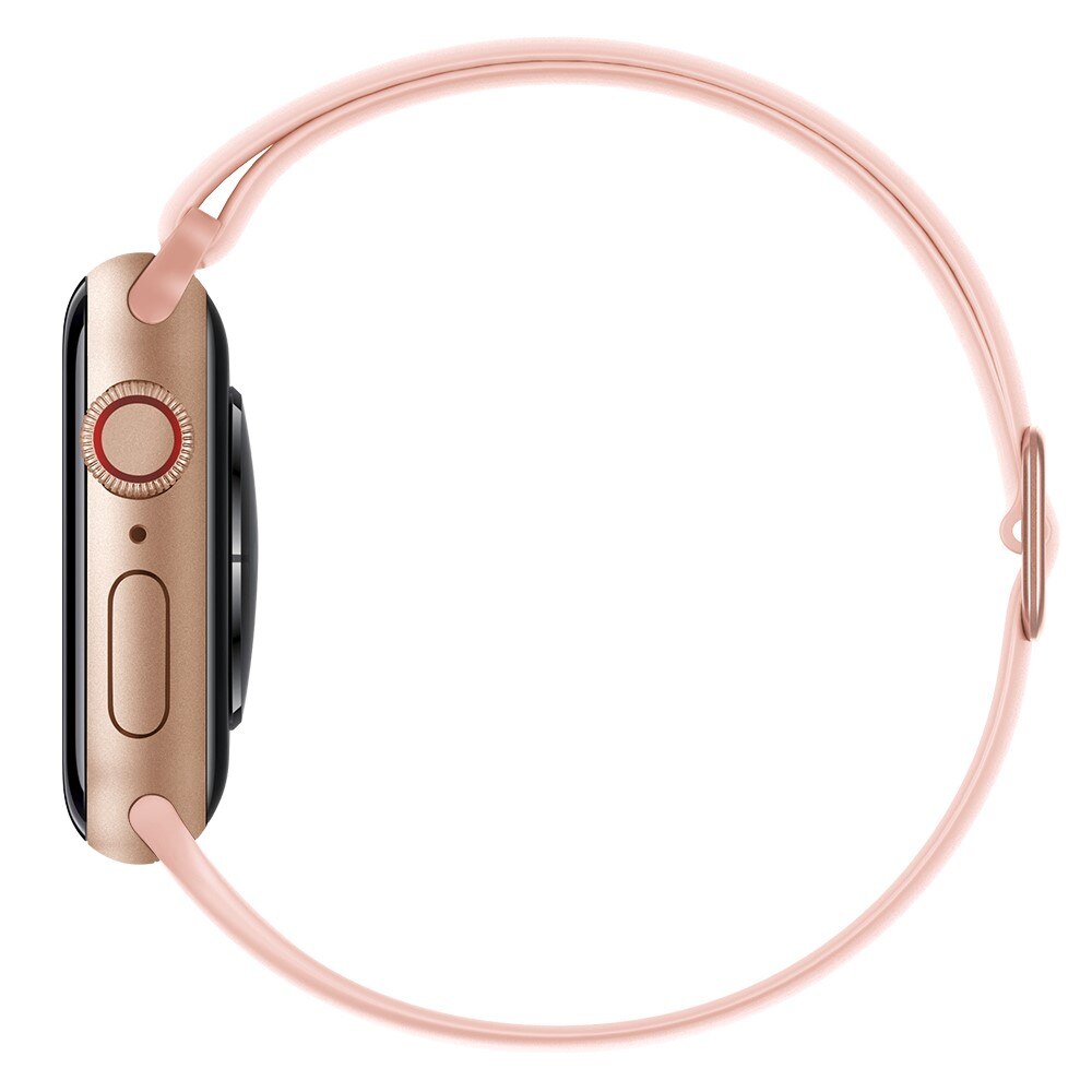 Apple Watch 41mm Series 9 Silikoniranneke vaaleanpunainen