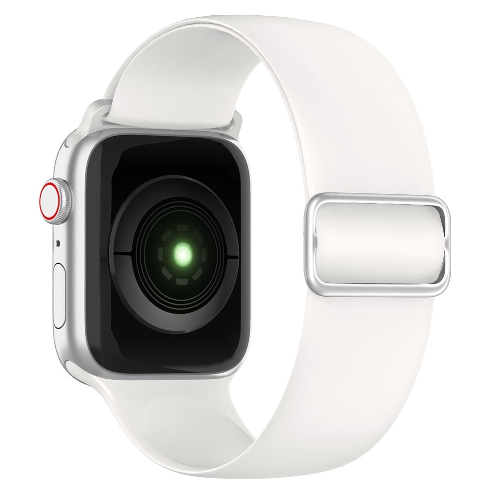 Apple Watch Ultra 49mm Silikoniranneke valkoinen