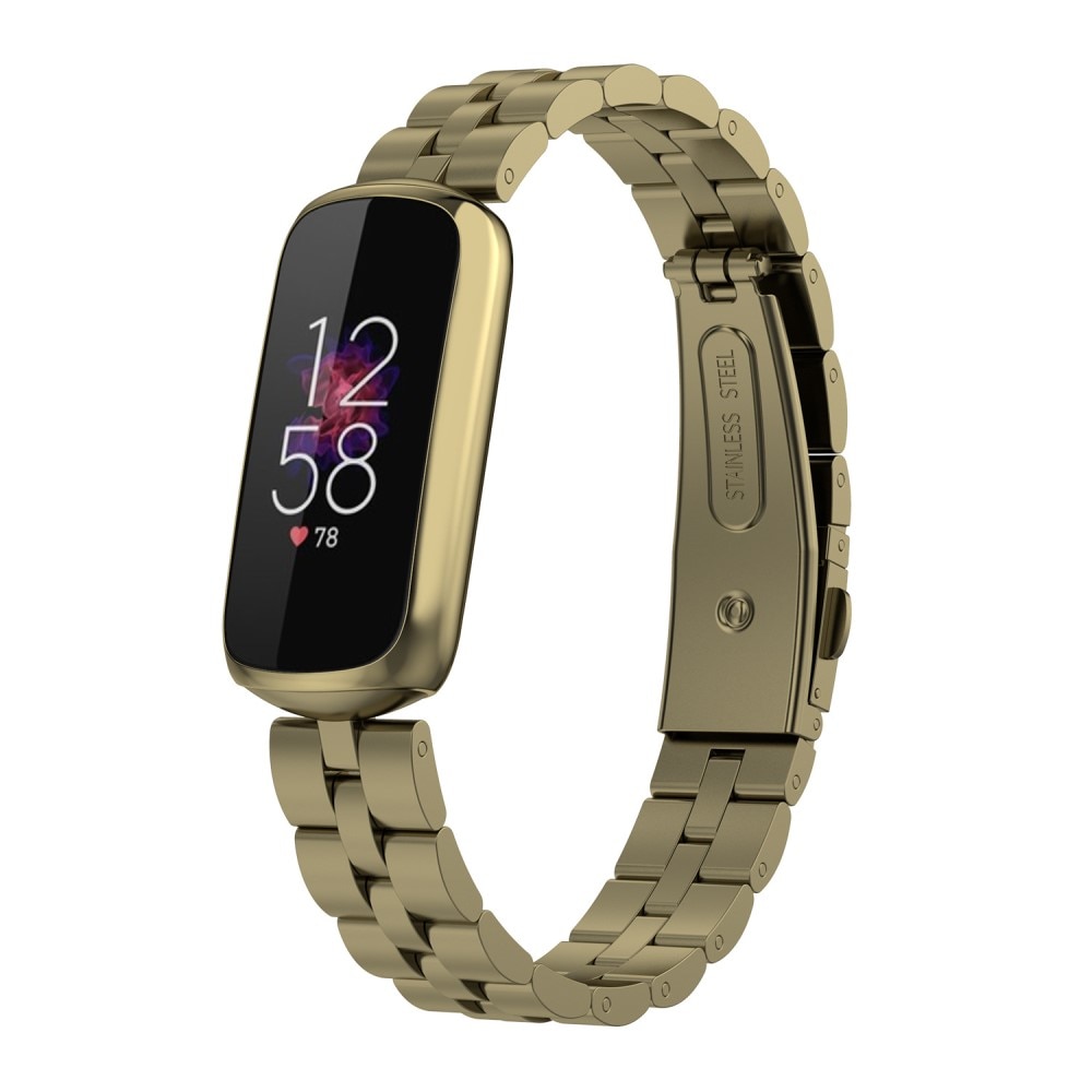 Metalliranneke Fitbit Luxe kulta