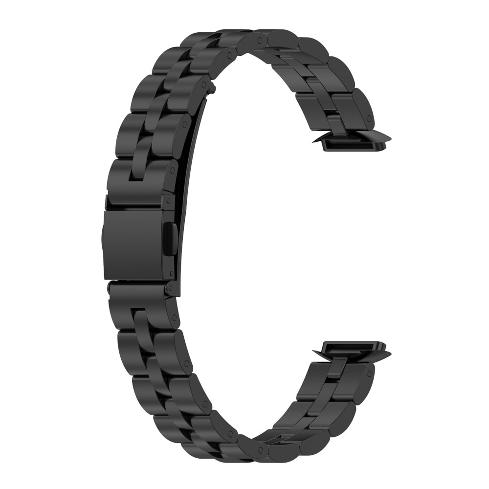 Metalliranneke Fitbit Luxe musta
