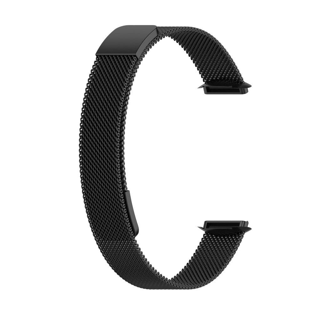 Ranneke Milanese Fitbit Luxe musta