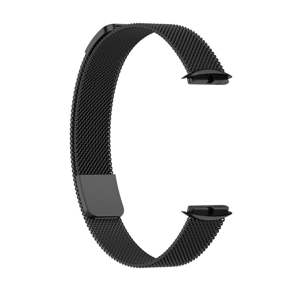 Ranneke Milanese Fitbit Luxe musta