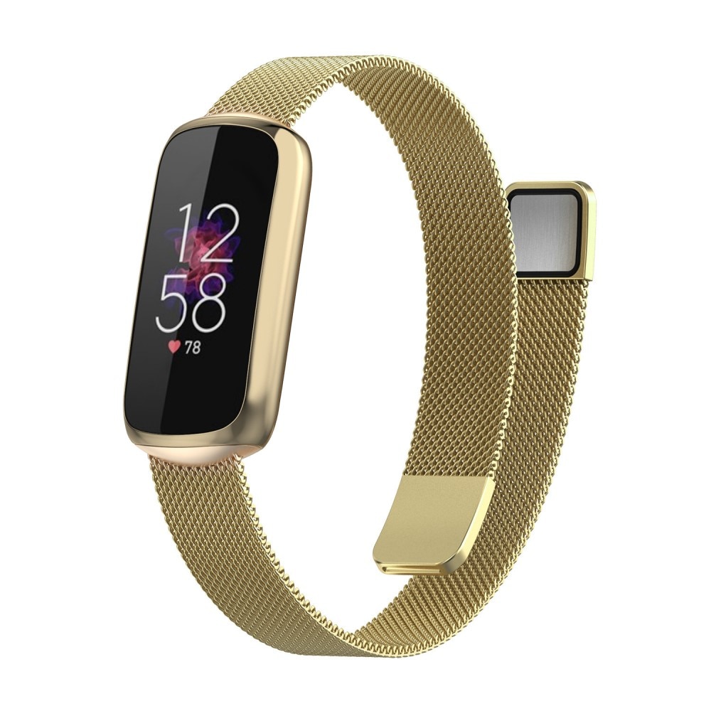 Ranneke Milanese Fitbit Luxe kulta