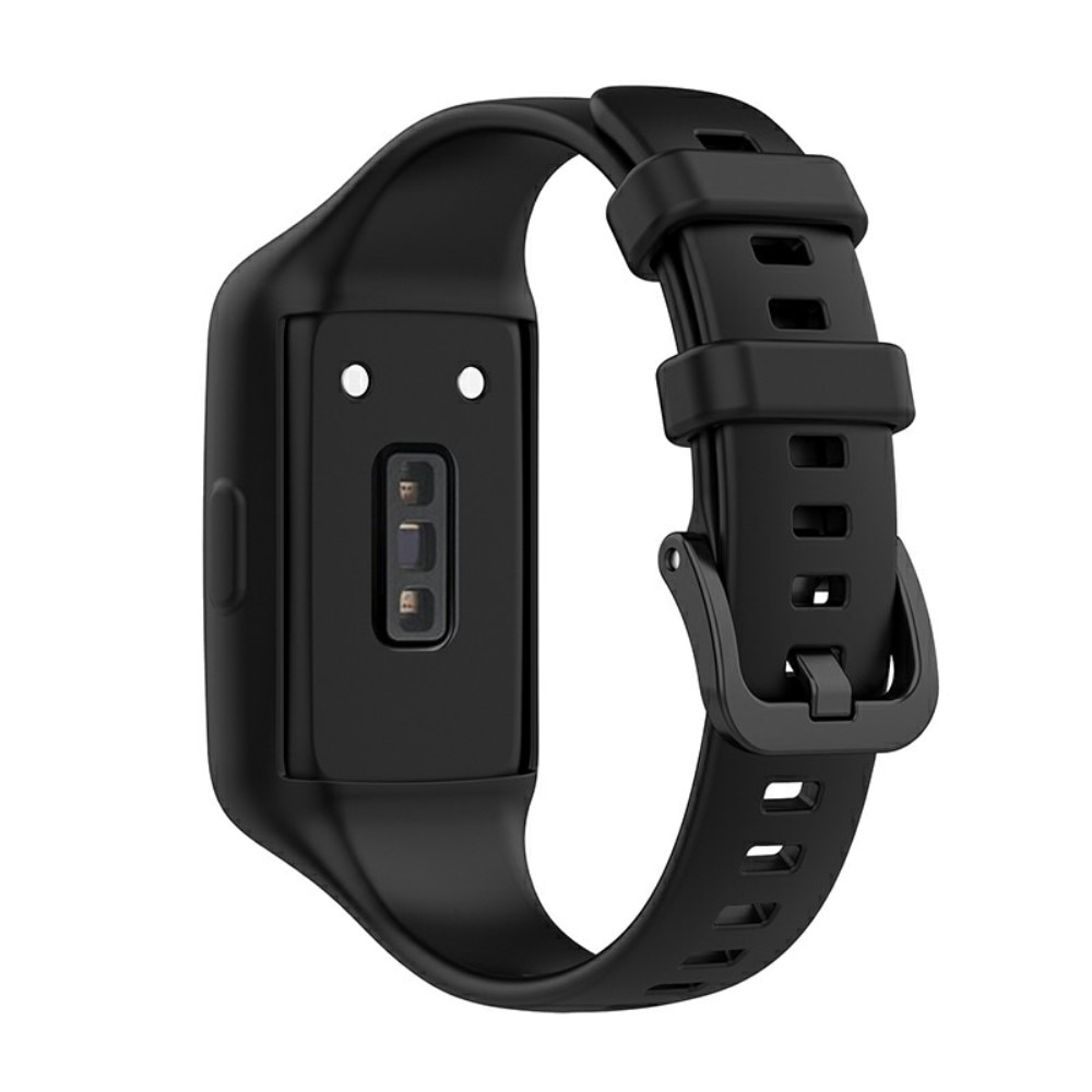 Silikoniranneke kuori Huawei Band 6 musta