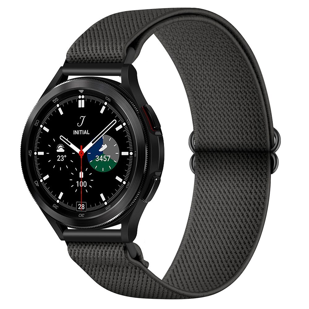 Nailonranneke Samsung Galaxy Watch 4 40mm tummanharmaa