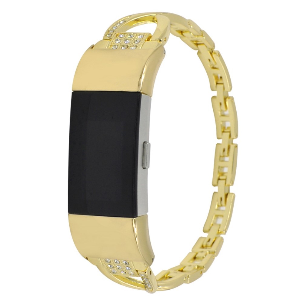 Crystal Bracelet Fitbit Charge 6 Gold