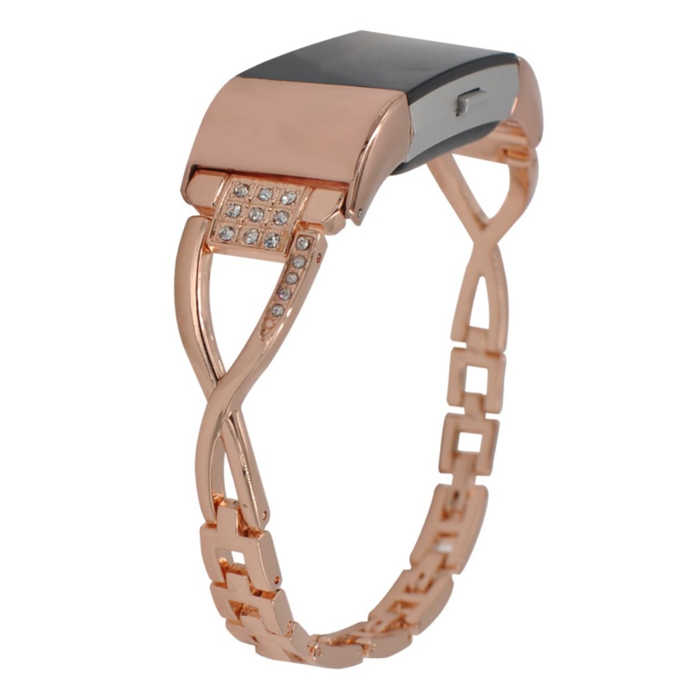 Crystal Bracelet Garmin Fitbit Charge 5 Rose gold