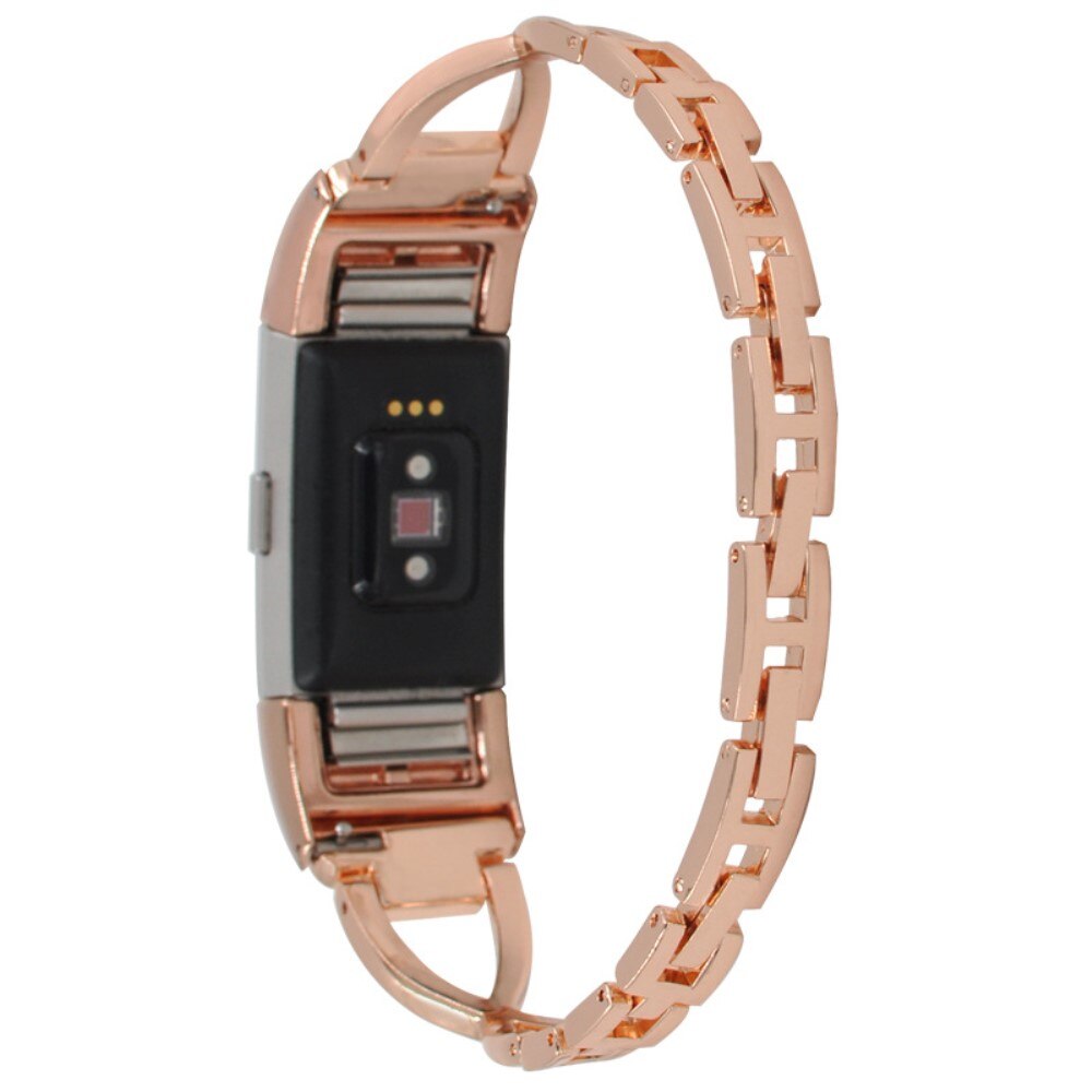 Crystal Bracelet Garmin Fitbit Charge 6 Rose gold