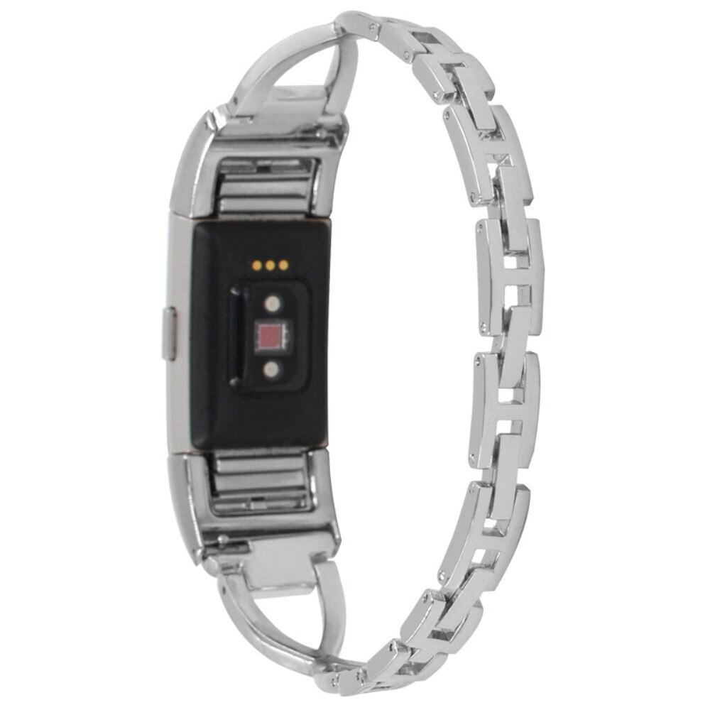 Crystal Bracelet Garmin Fitbit Charge 6 Silver