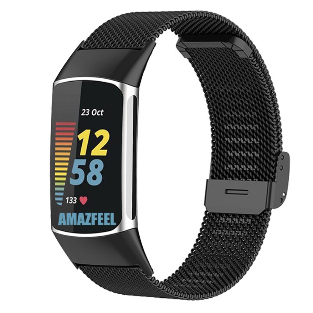 Mesh Bracelet Fitbit Charge 5 Black