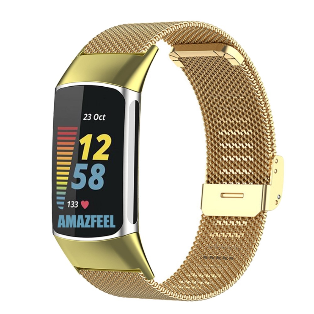 Mesh Bracelet Fitbit Charge 6 Gold