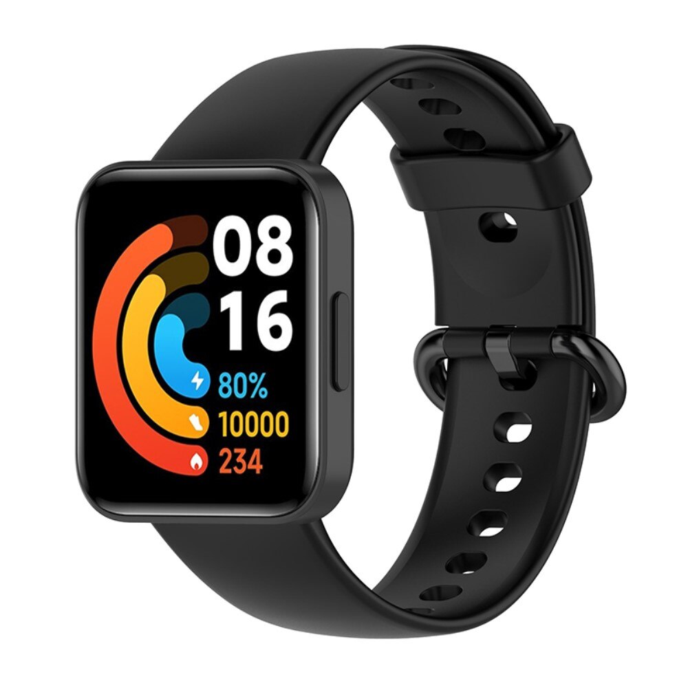 Silikoniranneke Xiaomi Redmi Watch 2/2 Lite musta