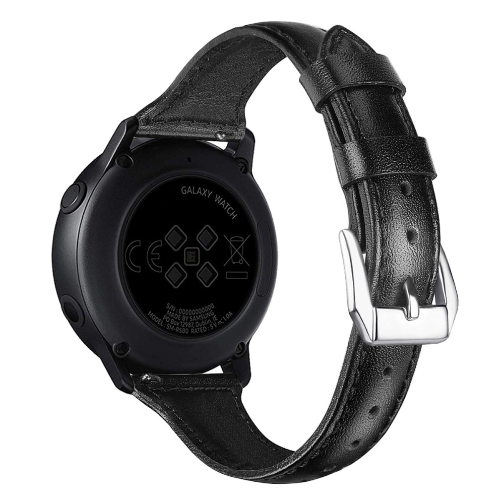 Slim Nahkaranneke Garmin Vivomove Style musta